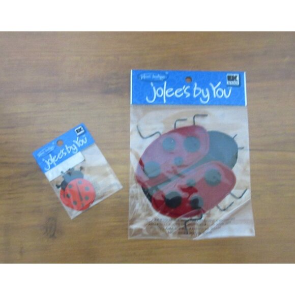 Lg Lady Bug Dimension Scrapbook Embellishment Jolee's by You EK Success Stickers - Picture 1 of 5